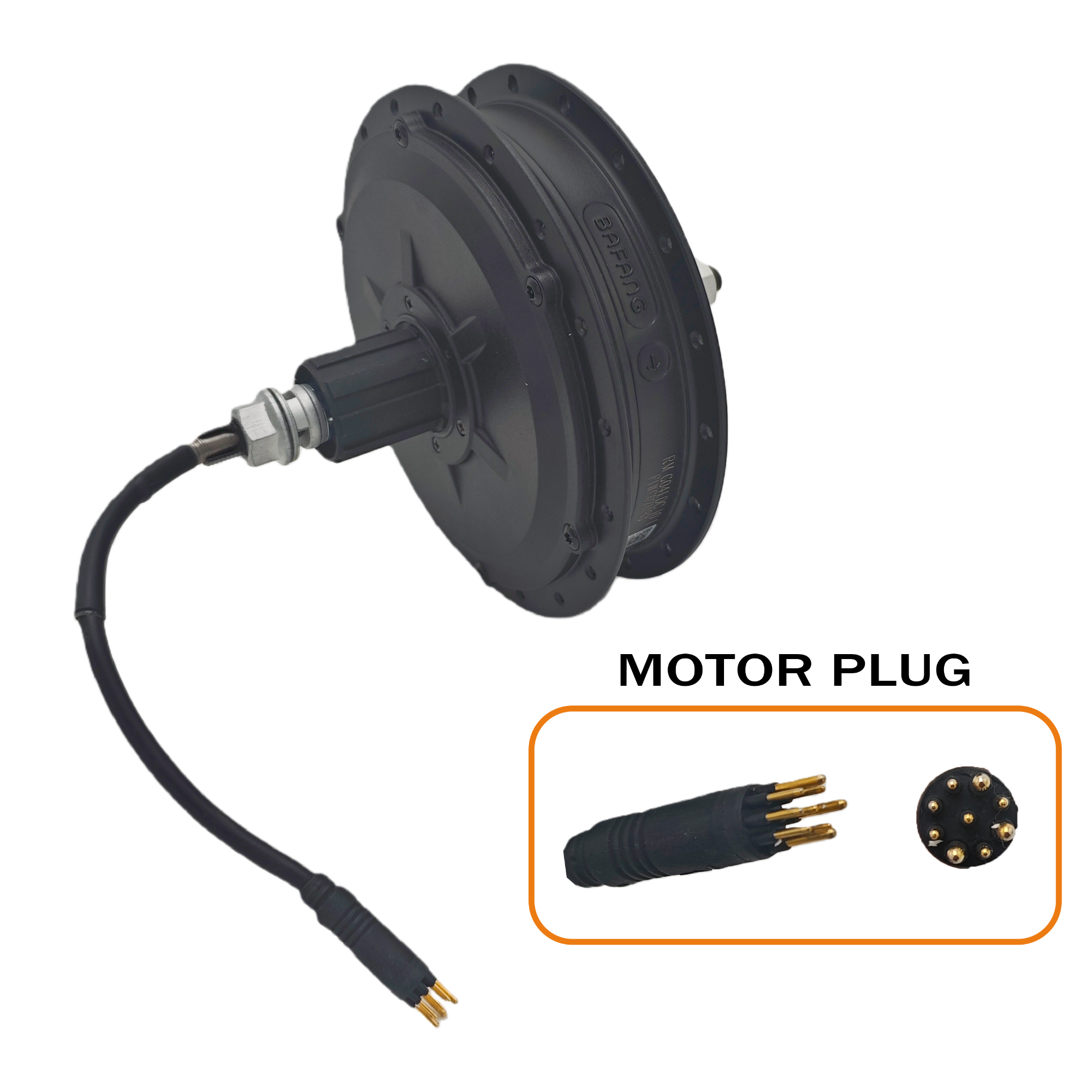 48V 500W G041 Bafang Rear Cassette Motor, dropout 135-142mm