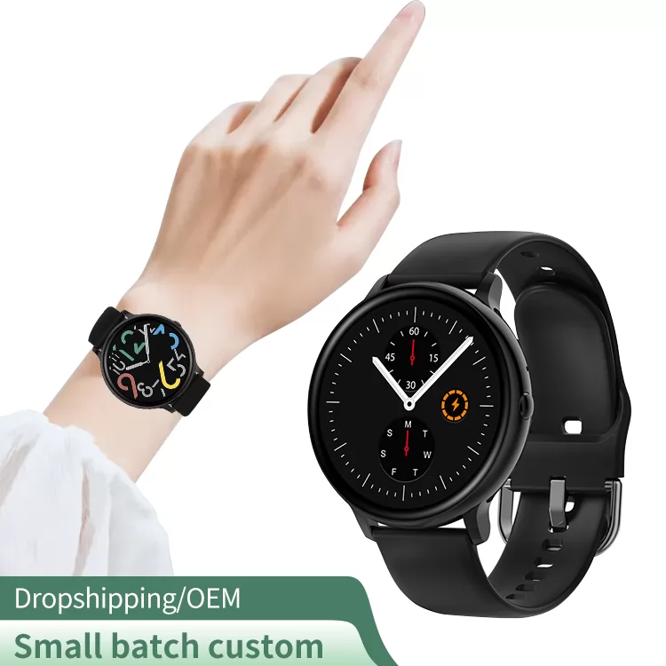 Q71 full round touch screen wristwatches 2021 phone call smart watch for sports people with Fundo app PK S20 S30 smartwatch