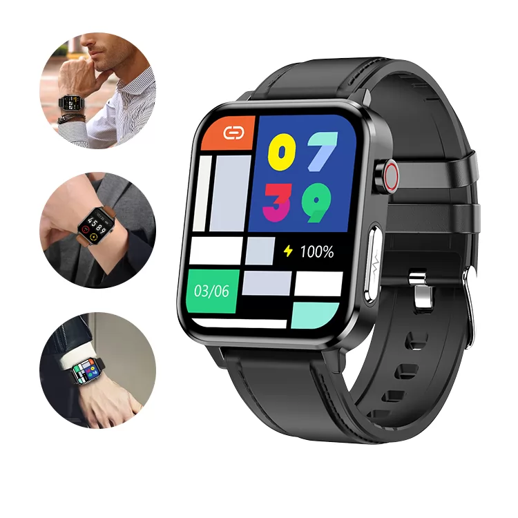 2022 Smart Watch E90 with ECG PPG Monitor Body Temperature Blood Oxygen Detection Health Tracker Smartwatch for Android iOS