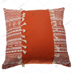 Ethnic printed cotton cushion