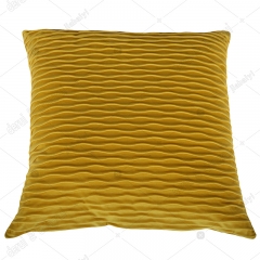 Velvet pleated cushion