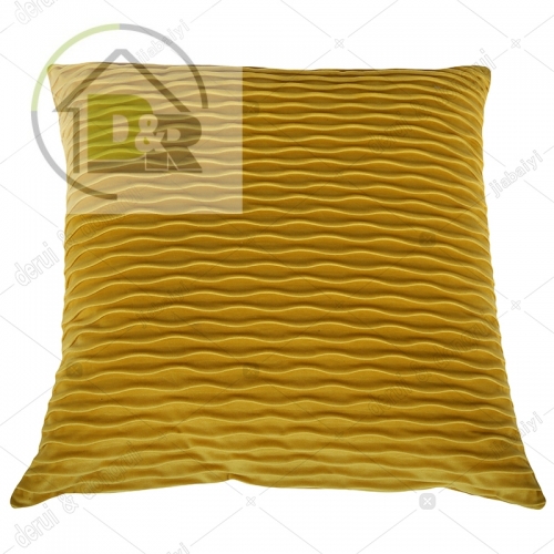 Velvet pleated cushion