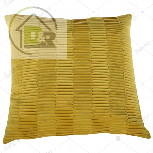 Velvet pleated cushion