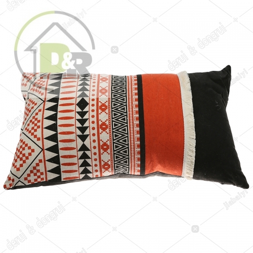 Ethnic printed cotton cushion