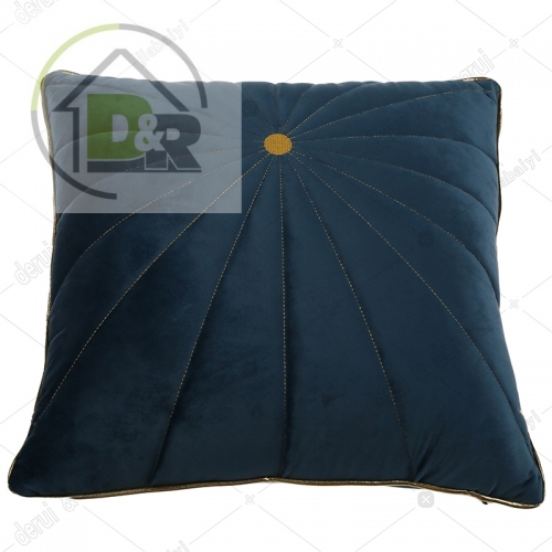 Velvet embroider cushion