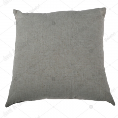 Gold foil printed imitated linen cushion
