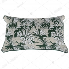 Print imitated linen cushion