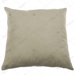 Pu patchwork suede cushion