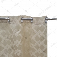 Jacquard geo curtain