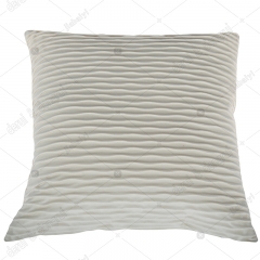 Velvet pleated cushion