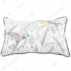 Printed cotton cushion