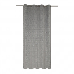 Velvet embossed curtain