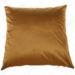 Print velvet cushion