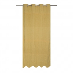 Chenille geo curtain