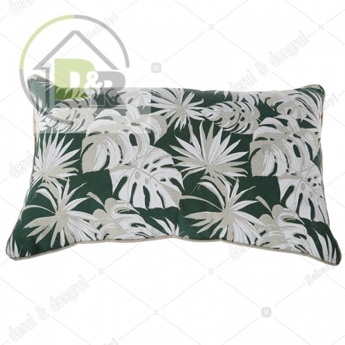 Print imitated linen cushion