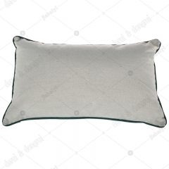 Print imitated linen cushion