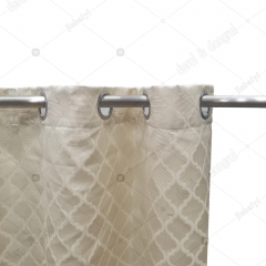 Jacquard geo curtain