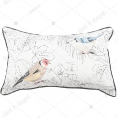 Printed cotton cushion