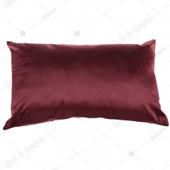 Print velvet cushion