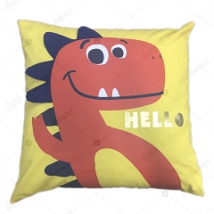 Rubber printed cotton cushion