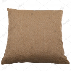 Printed cotton partwork with jute cushion