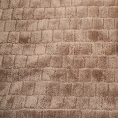 Jacquard coral fleece blanket
