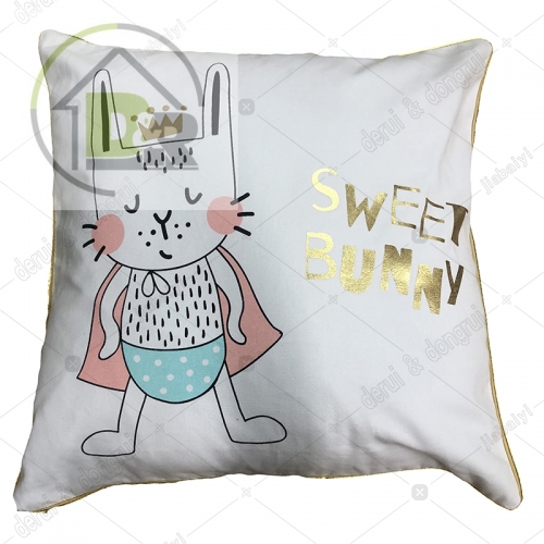 Print cotton cushion