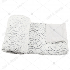 Two tone PV plush blanket