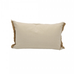 Imitated pirnted linen cushion