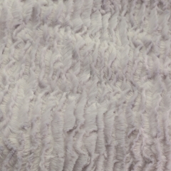 Plain brushed pv velvet blanket