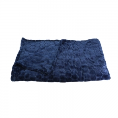 Jacquard flannel blanket