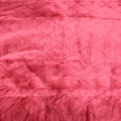 Cutting flannel blanket