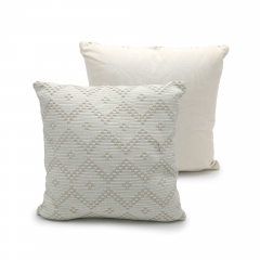 Poly-cotton cushion