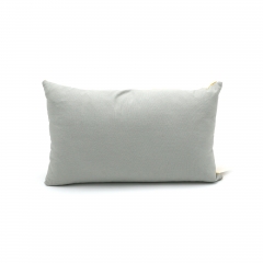 Rubber print cotton cushion