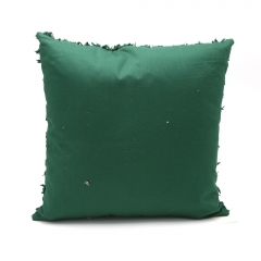 Jacquard tassel cushion cushion