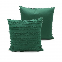 Jacquard tassel cushion cushion