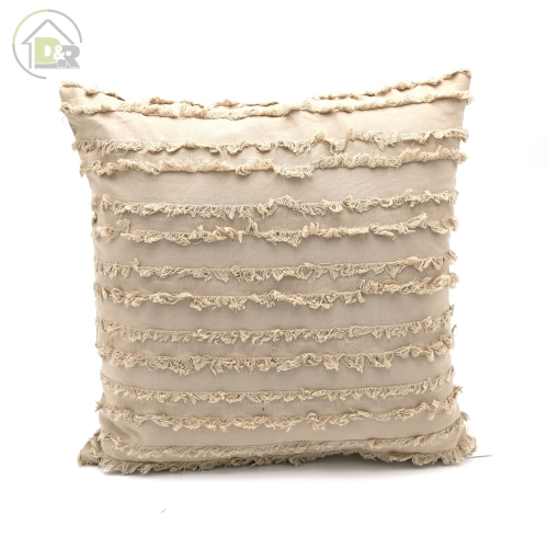 Jacquard tassel cushion cushion