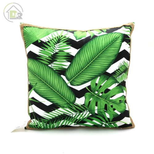 Print velvet cushion