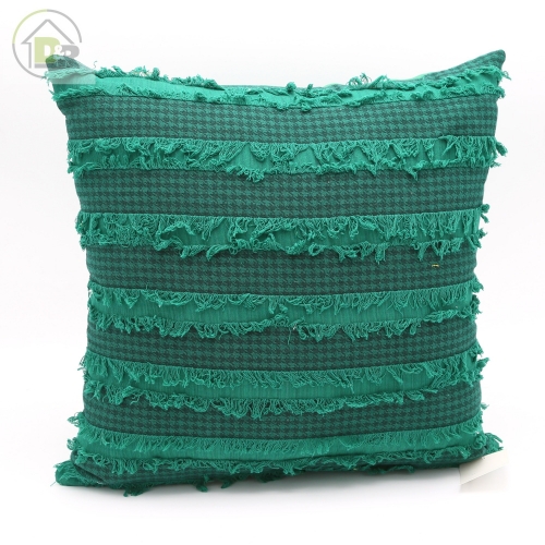 Jacquard Tassel Cushion