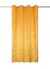 220gsm Gold Print Velvet Curtain