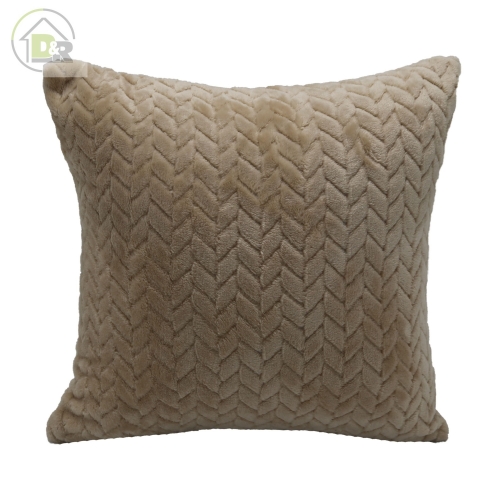 Jacquard Flannel Cushion