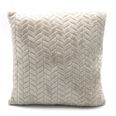 Jacquard Flannel Cushion