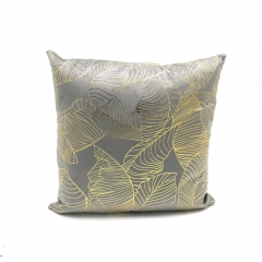 Velvet Gold Foir Print Cushion