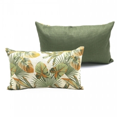 Printed Imitated Linen Cushion