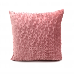 Embossed velvet cushion