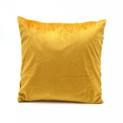 Embossed velvet cushion