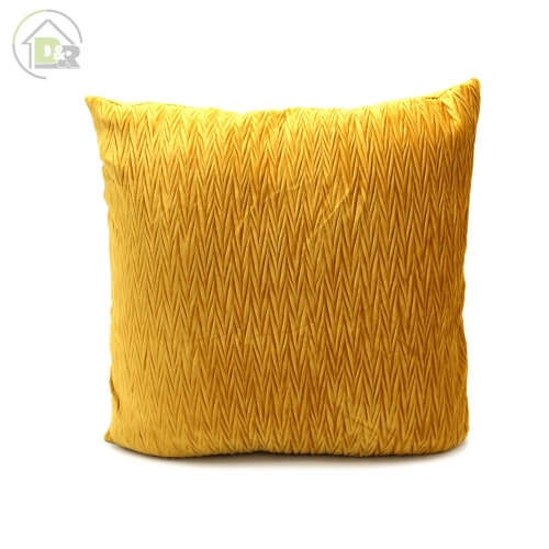 Embossed velvet cushion