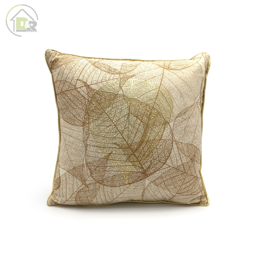 Gold Foil And Print Cushion