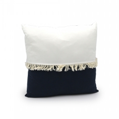 Cotton Tassel Stitching Cushion