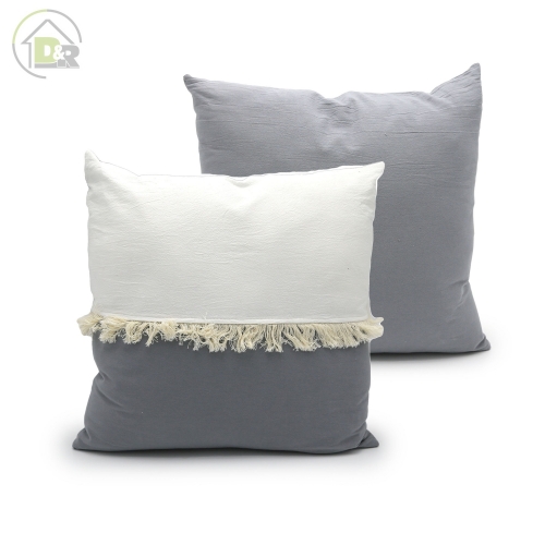 Cotton Tassel Stitching Cushion